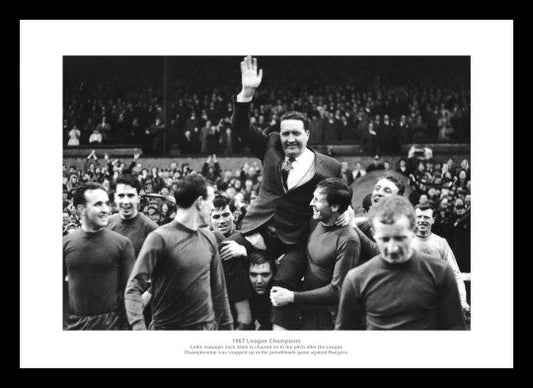 Jock Stein Celtic 1967 League Champions Photo Memorabilia