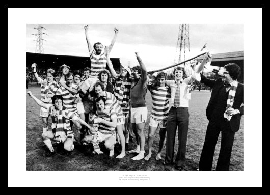 Celtic FC 1979 League Champions Team Photo Memorabilia