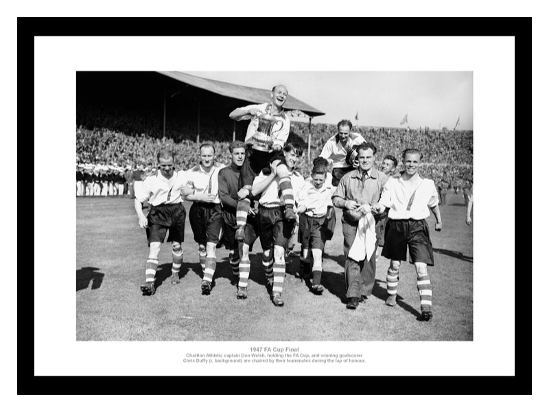 Charlton Athletic 1947 FA Cup Final Team Photo Memorabilia