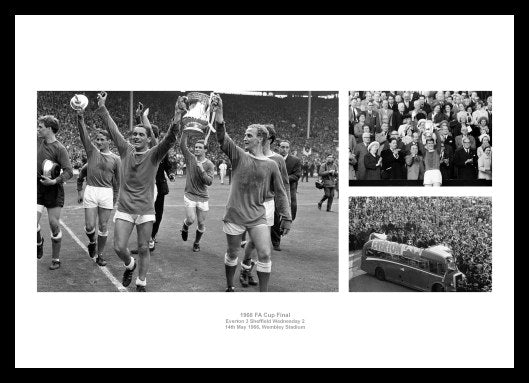 Everton FC 1966 FA Cup Final Photo Memorabilia