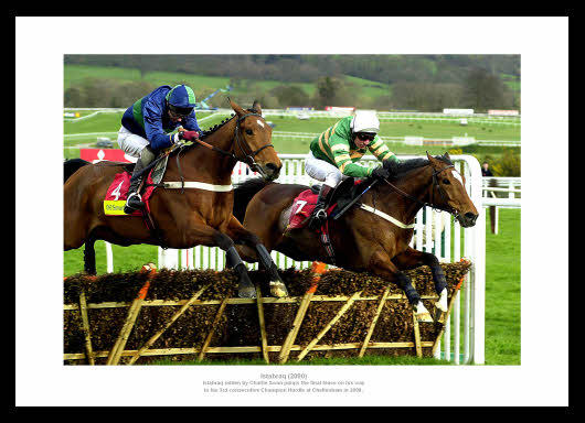 Istabraq 3rd Cheltenham Gold Cup Horse Racing Photo Memorabilia