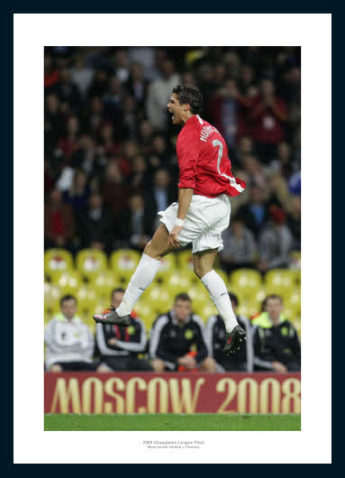 Manchester United 2008 Champions League Final Ronaldo Photo Memorabilia