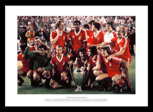 Nottingham Forest 1980 European Cup Final Team Photo Memorabilia