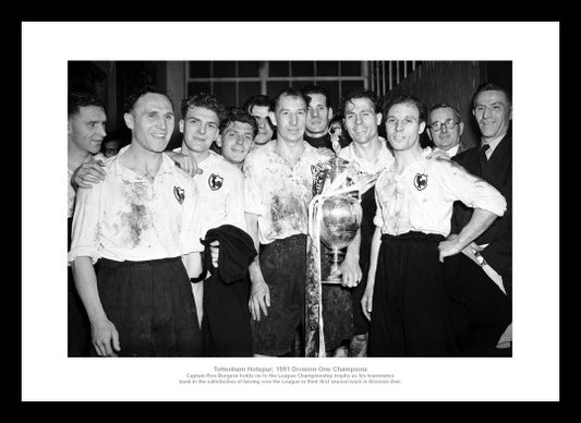 Tottenham Hotspur 1951 League Champions Team Photo Memorabilia