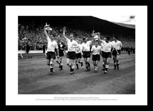 Tottenham Hotspur 1961 FA Cup Final Team Photo Memorabilia
