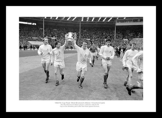 West Bromwich Albion 1968 FA Cup Final Team Photo Memorabilia