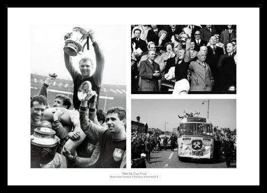 West Ham United 1964 FA Cup Final Photo Memorabilia