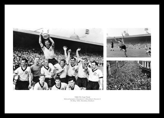Wolverhampton Wanderers 1960 FA Cup Final Photo Memorabilia